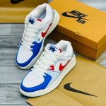 Men’s Nike Air Jordan Stadium 90 Legacy Low – Red & Royal Blue
